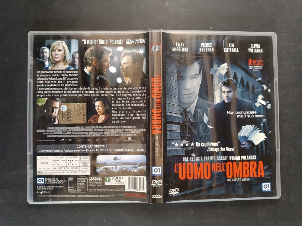 The Ghost Writer 01 Distribution (2010) DVD