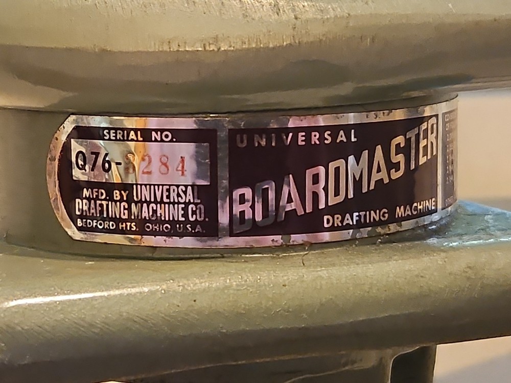 Large Universal Boardmaster Drafting Machine, Vintage, Tested And Working