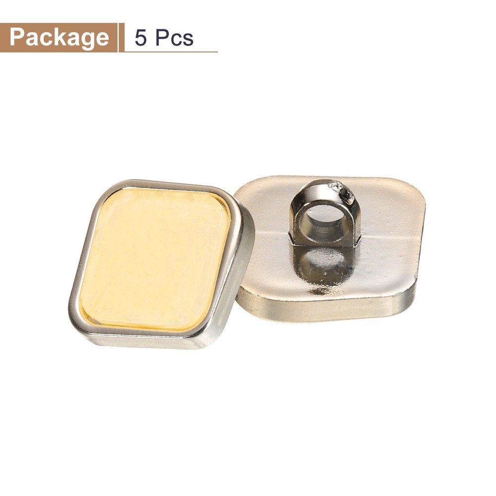 5pcs Gold Pearl Button 21mm 0.35" Thick Sewing Button Style A