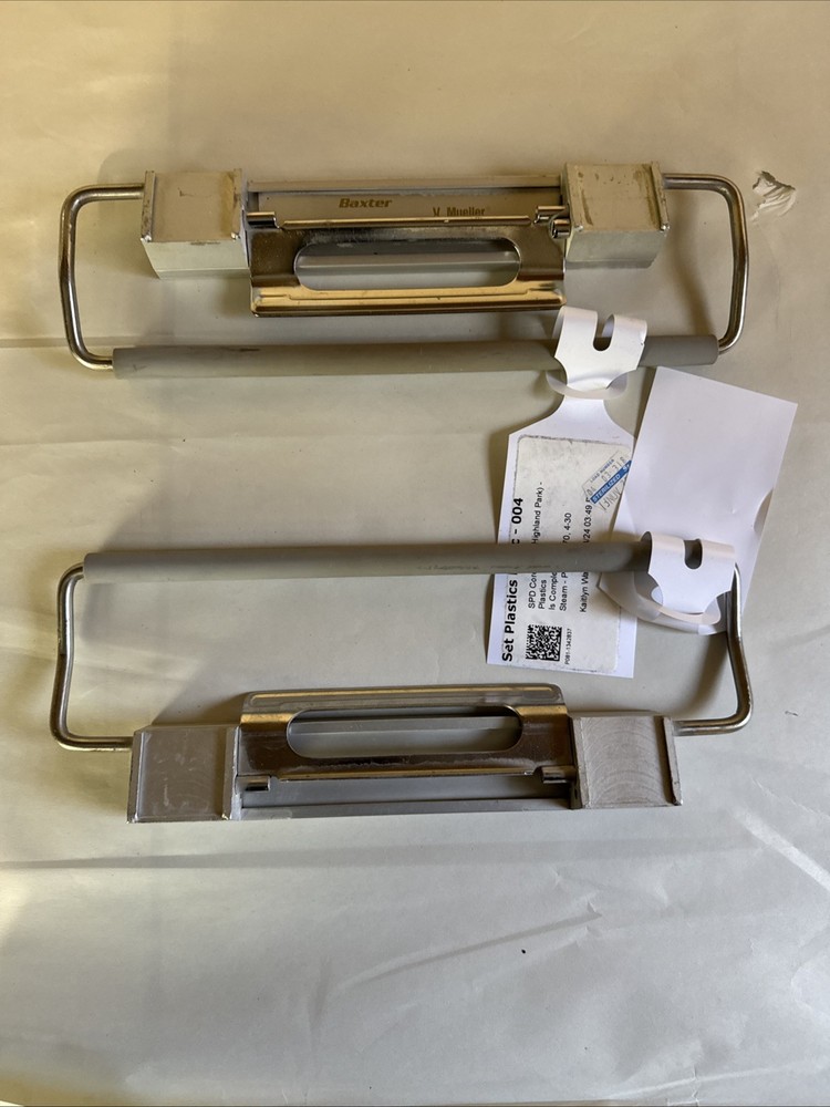 Handle. Side Handle. 2. Baxter V. Mueller Genesis Instruments Sterilization Case