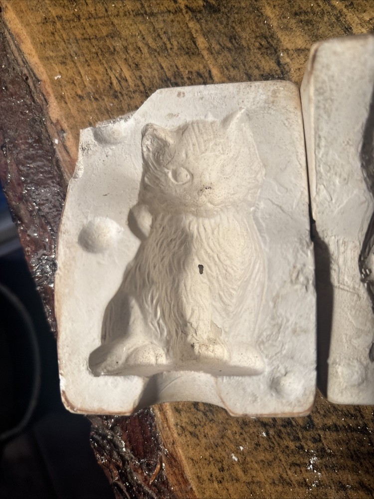 1975 Duncan Ceramic Slip Mold Tm 14 Cat