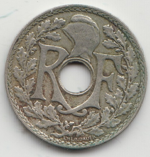 France 10 Centimes 1939 as shown