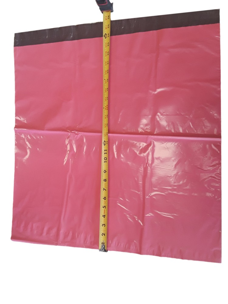25 24x24 Pink Poly Mailer Plastic Shipping Bag Envelopes Polybags Polymailer