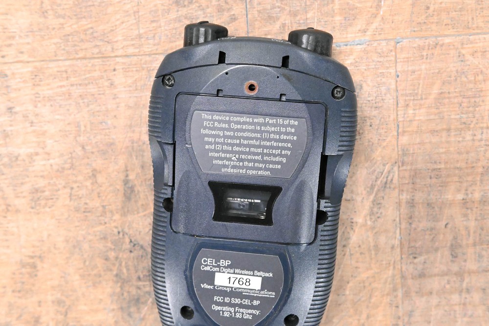 Clear-Com CEL-BP Cellcom Digital Wireless Beltpack CG000SV