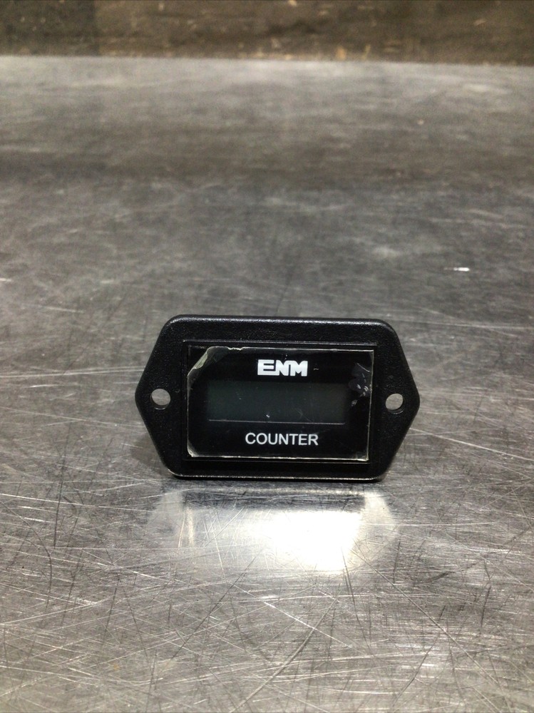 ENM C1121BB Electronic Counter, 6 Digits, LCD Display, Used