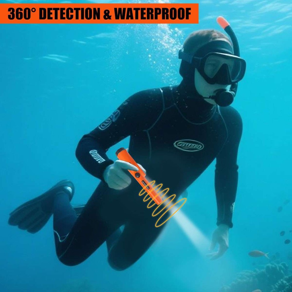 Metal Detector HandHeld Pro Pinpointer Pointer Probe Sensitive Tester Waterproof