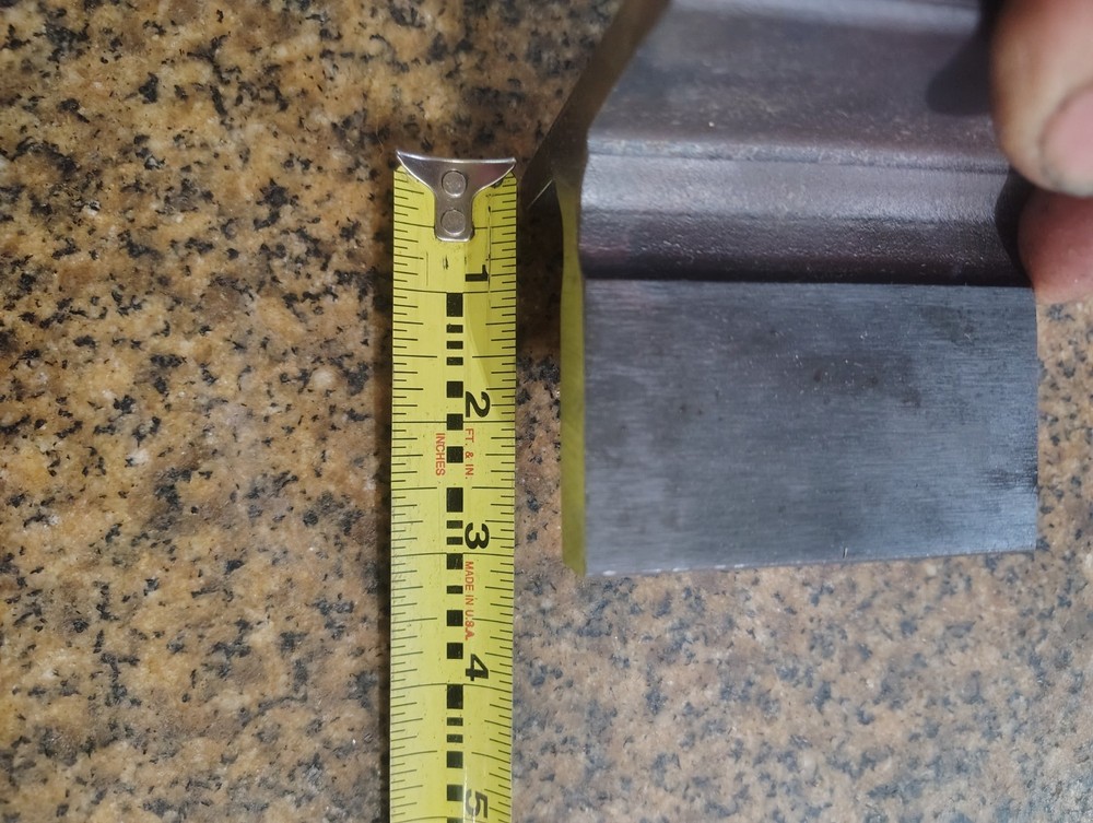 🗽3" RAIL TRACK FOR ANVIL WORK BLACKSMITH/ HOBBIEST