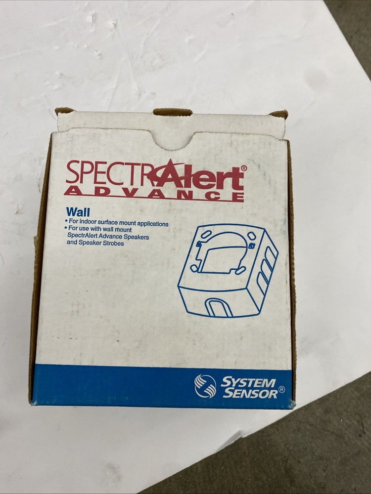 SpectrAlert Advance System Sensor - SPBBS Wall Back Box Skirt - Red New