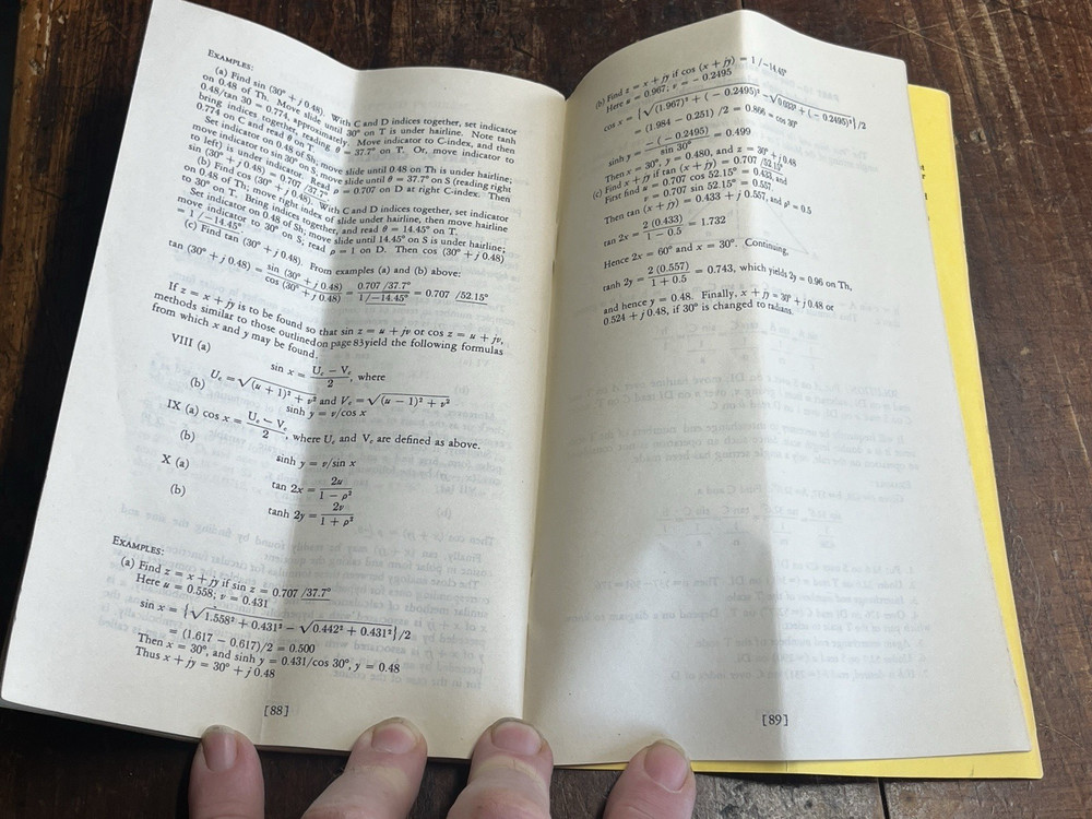 Pickett side rule manual
