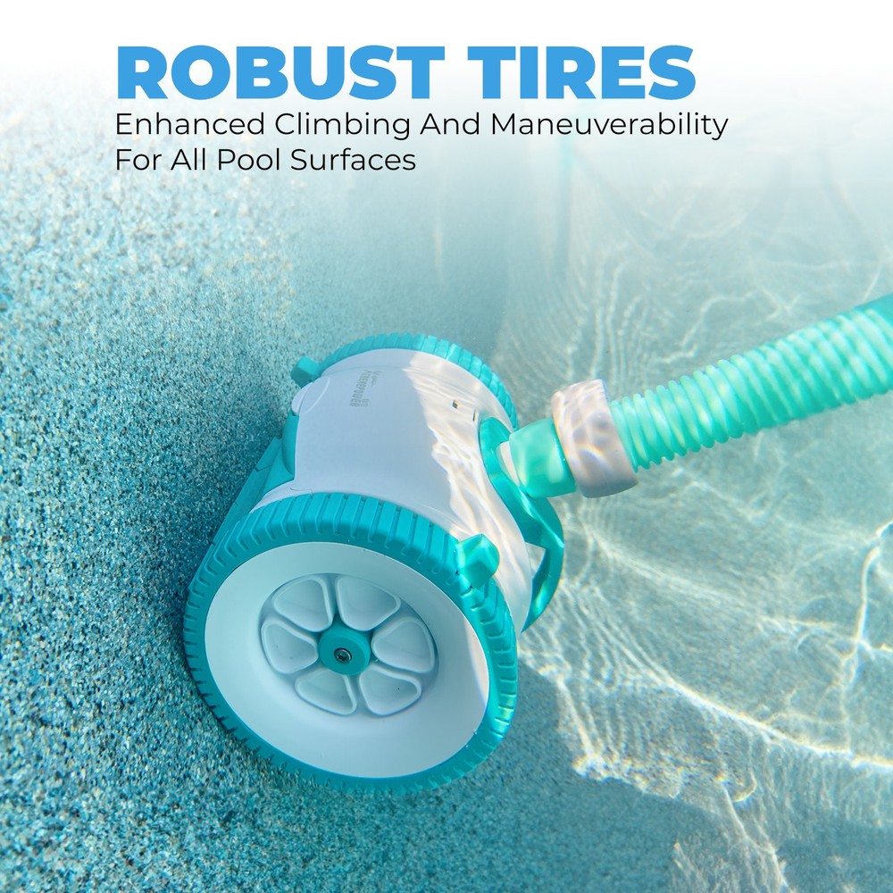 XtremepowerUS InGround Automatic Suction-Side Swimming Pool Cleaner w/ Hose Set