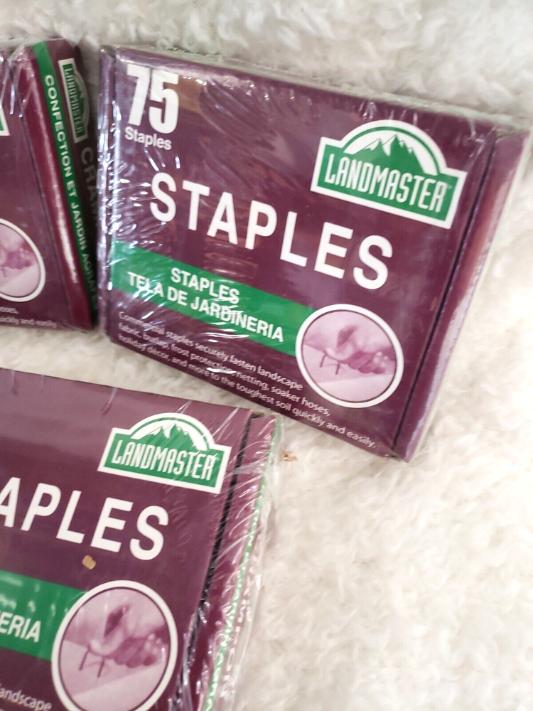 LANDMASTER Commerical 75-Staple Box Lot/5 SEALED!