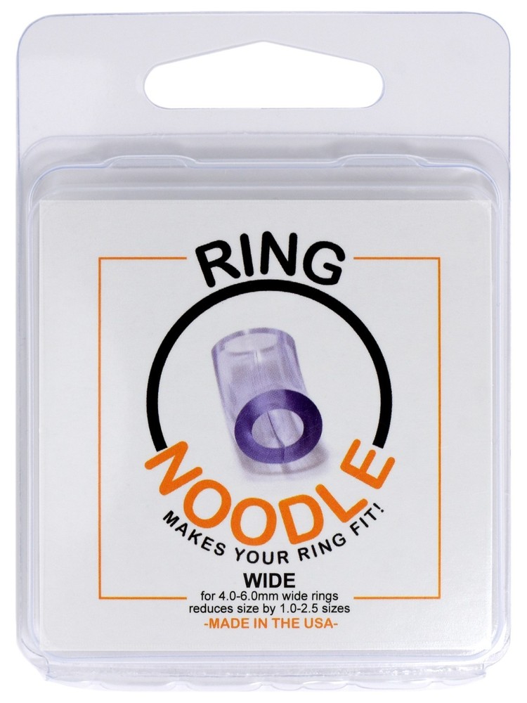 The Original RING NOODLE by PGC Inc - 6 Pack (WIDE) Ring Guard / Ring Sizer