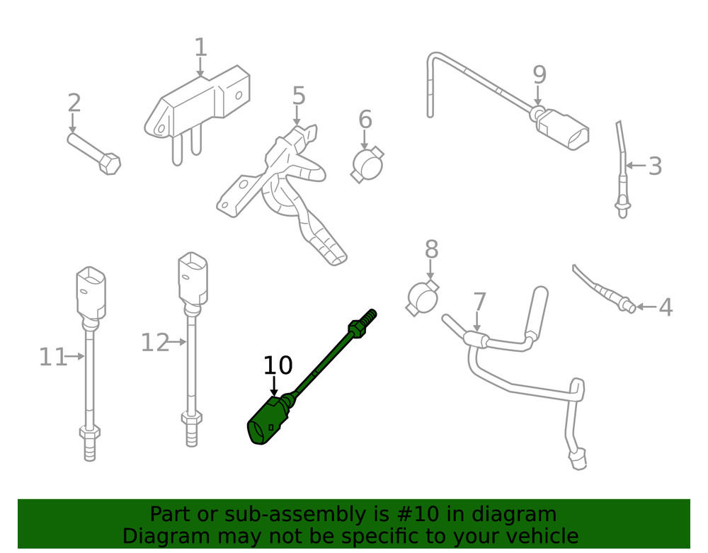 Genuine Volkswagen Sensor 03L-906-088-EJ