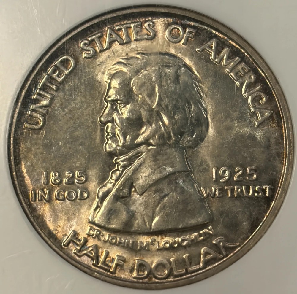 1925 VANCOUVER COMMEMORATIVE HALF DOLLAR NGC M65