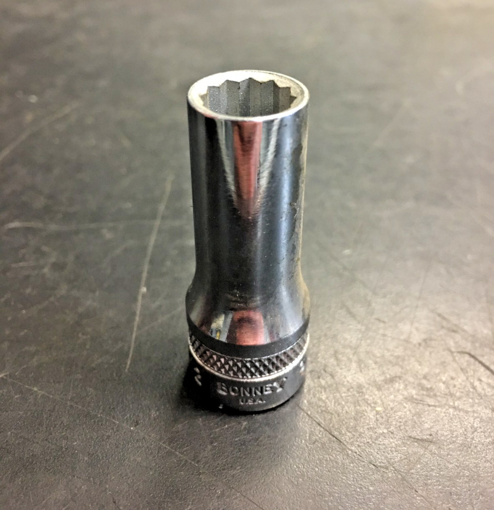 Bonney LT12 3/8" Deep Socket 3/8" DRIVE, 12 Point, USA