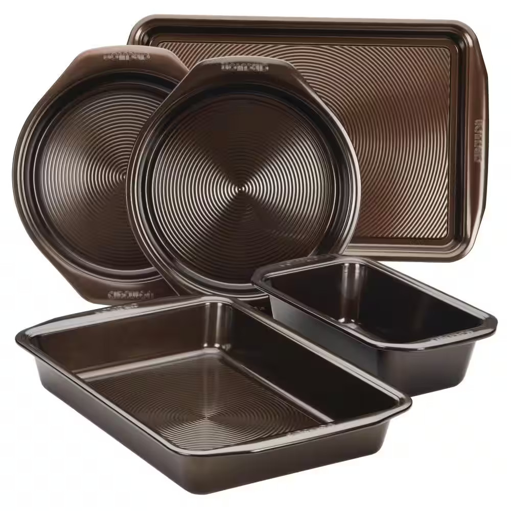 Circulon Bakeware Set Cake Loaf Pan Cookie Sheet Baking Tool Non Stick 5 Piece