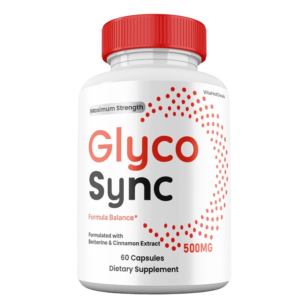 Glyco Sync Capsules, Max Strength, GlycoSync Blood Support Supplement (2 pack)