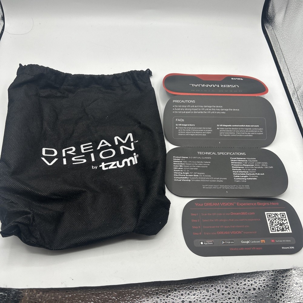 VR Headset Smartphone 3-D Virtual Glasses Dream Vision Virtual Reality