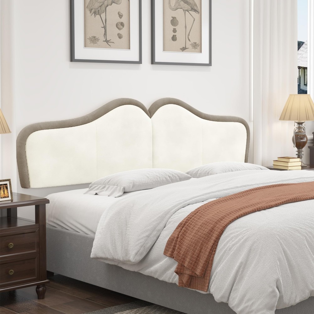 Headboards King Size headboard for Adjustable Bed Head Board Panels, Upholste...