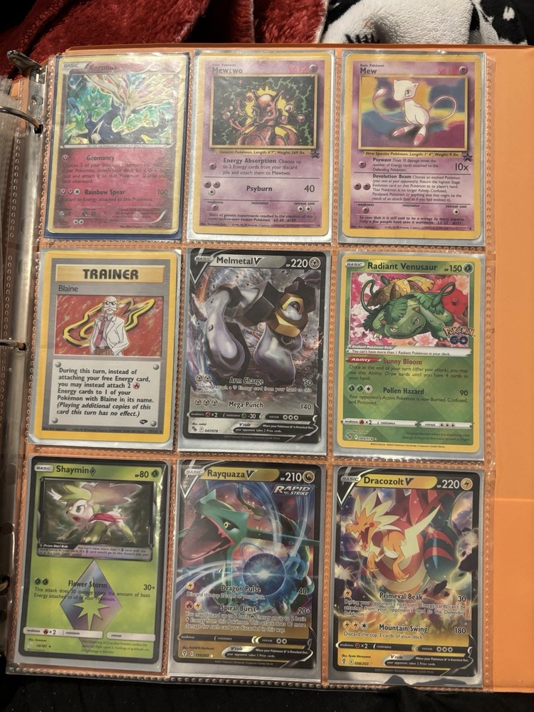 Pokemon Cards In Binder