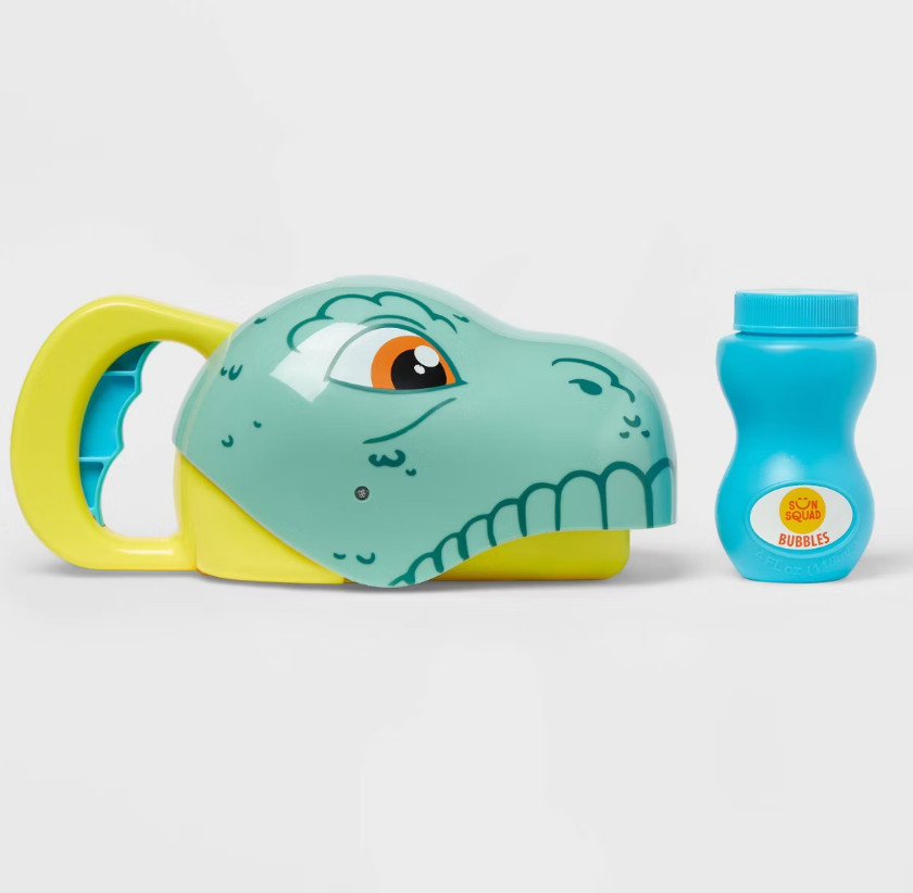 Sun Squad No Spill Dino Bubble Maker