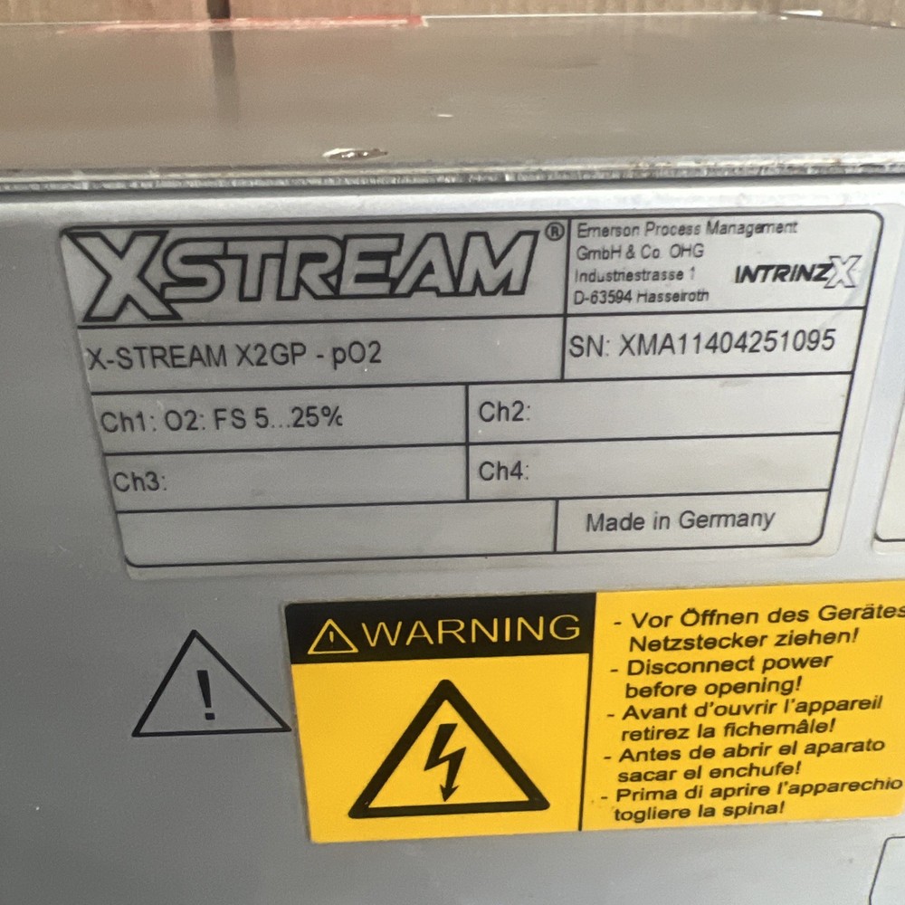 Rosemount Emerson X-Stream X2GP-p02 Analyzer Used Surplus