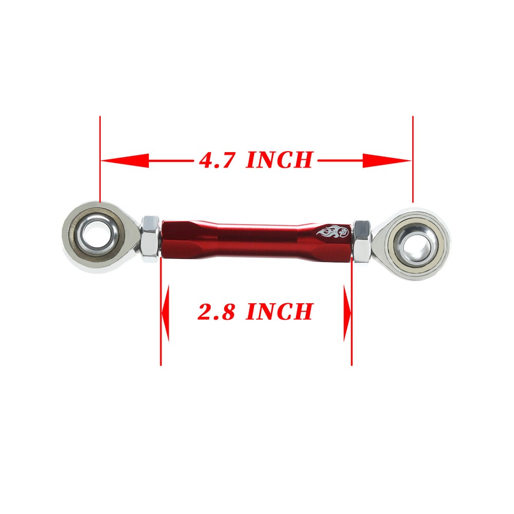 Adjustable Red Engine Mount Stabilizer Link for Harley Touring Road King FLHT