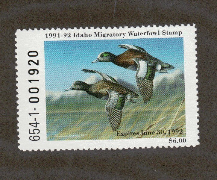 ID5 - Idaho State Duck Stamp. MNH OG.  Single.#02 ID5