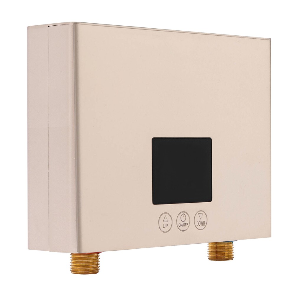 3000W Mini Electric Water Heater Wall Mounted Tankless Water Heater 86℉-131℉