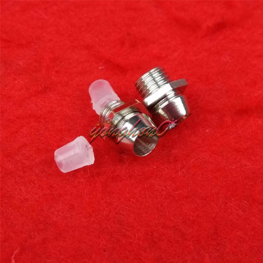 50pcs 5mm Chrome Metal LED Bezel Holder Panel Display