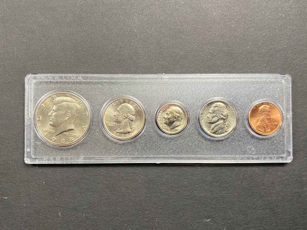 1988 Birth Year Set 5 Coins
