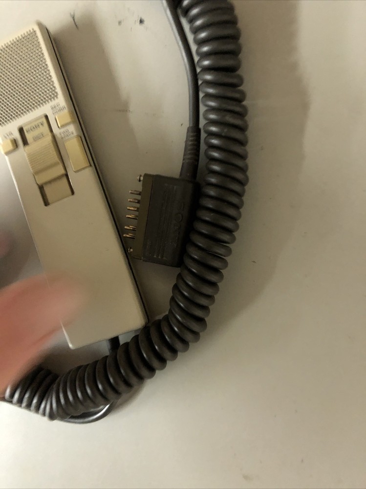 Sony HU 70 dictation microphone