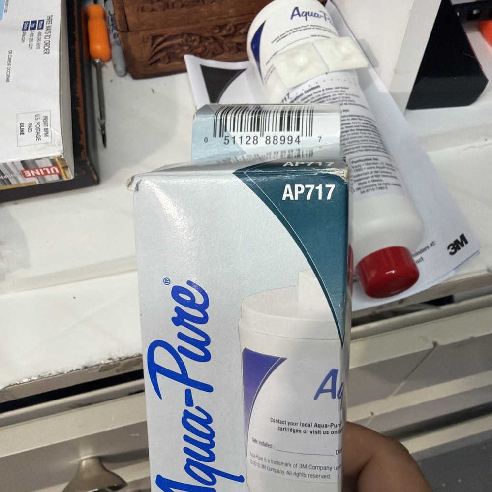 Aqua-Pure AP717 Inline Water Filter Ice Make Refrigerator Kitchen