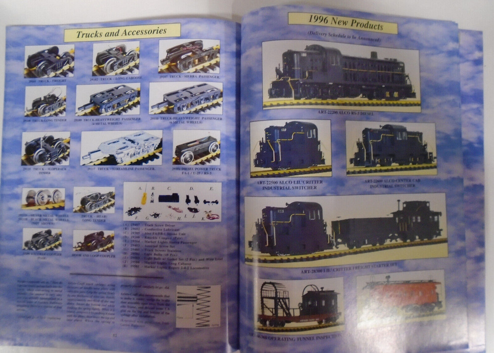 ARISTO-CRAFT TRAINS 1996 CATALOG