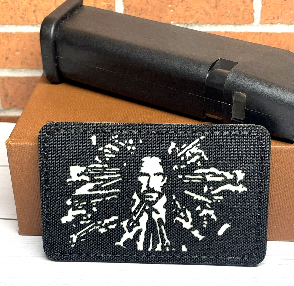 Tactical Patch - John Wick Patch - Glow in Dark Morale Wick Patch - Hook & Loop