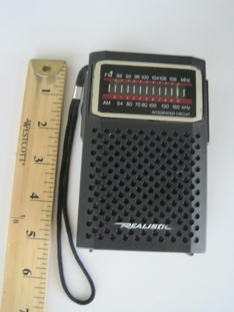 Realistic Transistor Radio Clean Battery Case