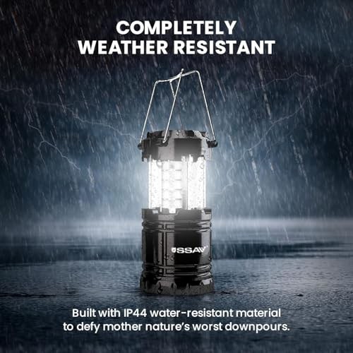 LED Camping Lantern, LED Lanterns, Suitable Survival Kits for Hurricane, 2 Pack