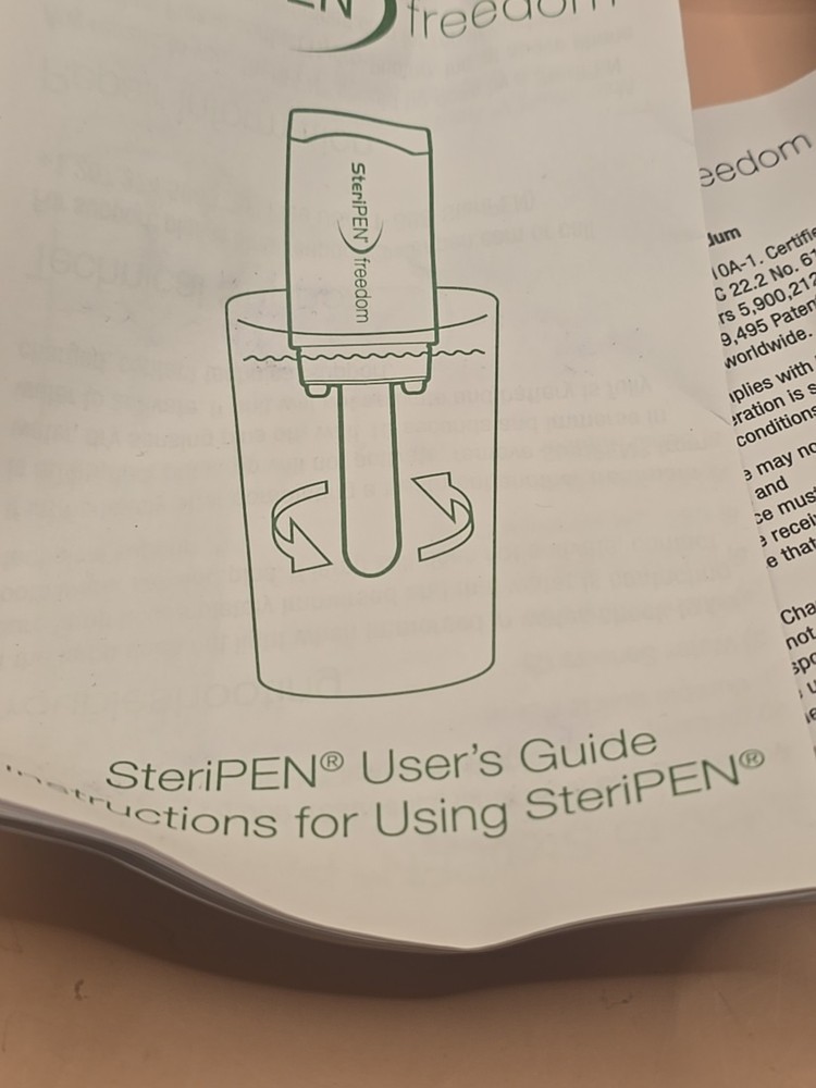 New Never Used Steripen Freedom