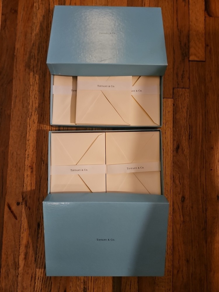 Tiffany & Co Vintage Envelopes 2 Boxes
