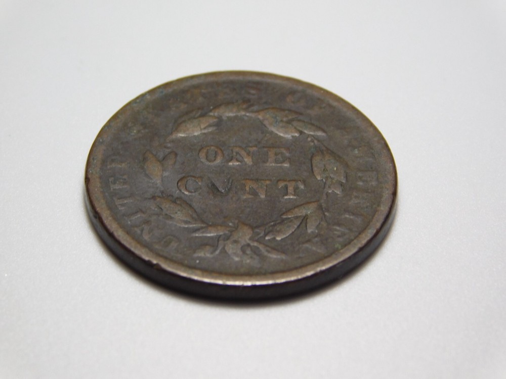 OLD US COINS 1839 CORONET HEAD LARGE CENT