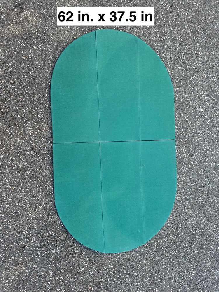 Poker Table Topper, Folding, Green Felt