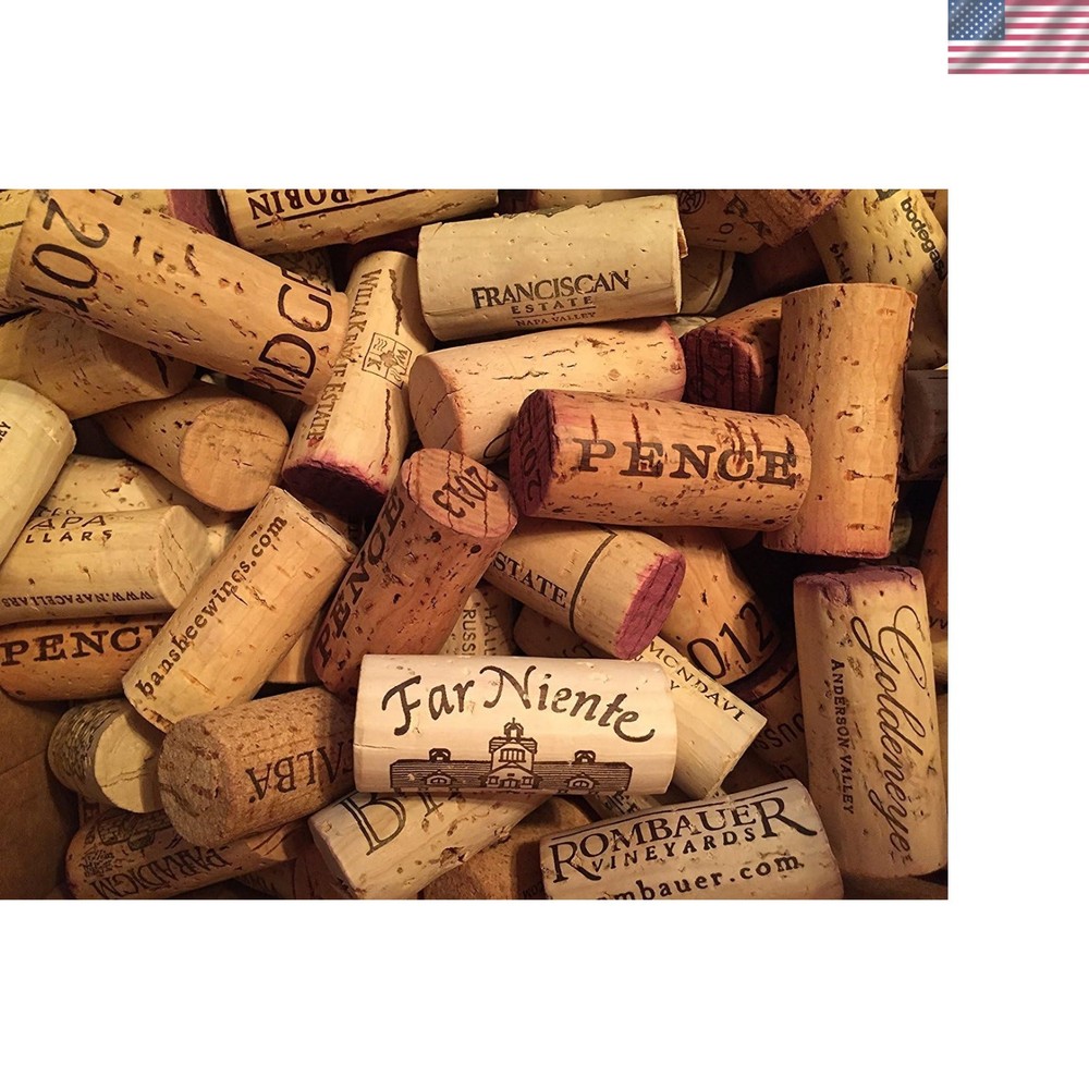 Assorted Eco-Friendly Wine Corks - 50 Count for Creative Crafting Projects