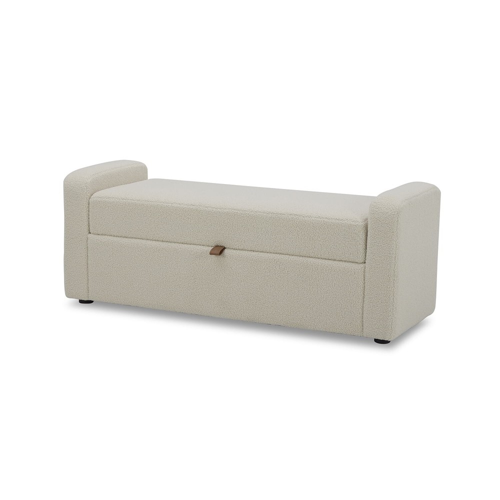 Modern Bohemian Springwood 55.12" Storage Bench