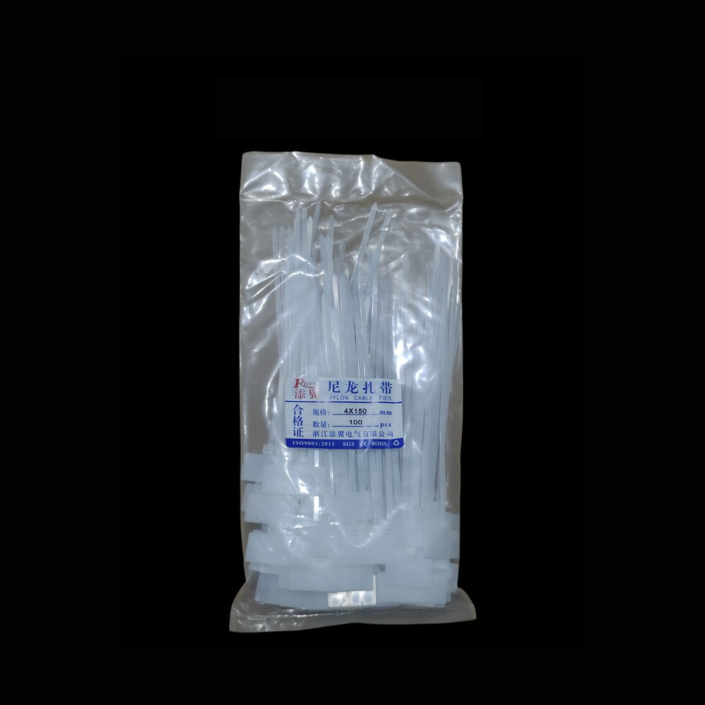 100/150/200mm Plastic Marker Cable Tie Nylon Tag Zip Wraps Tags Write On Label