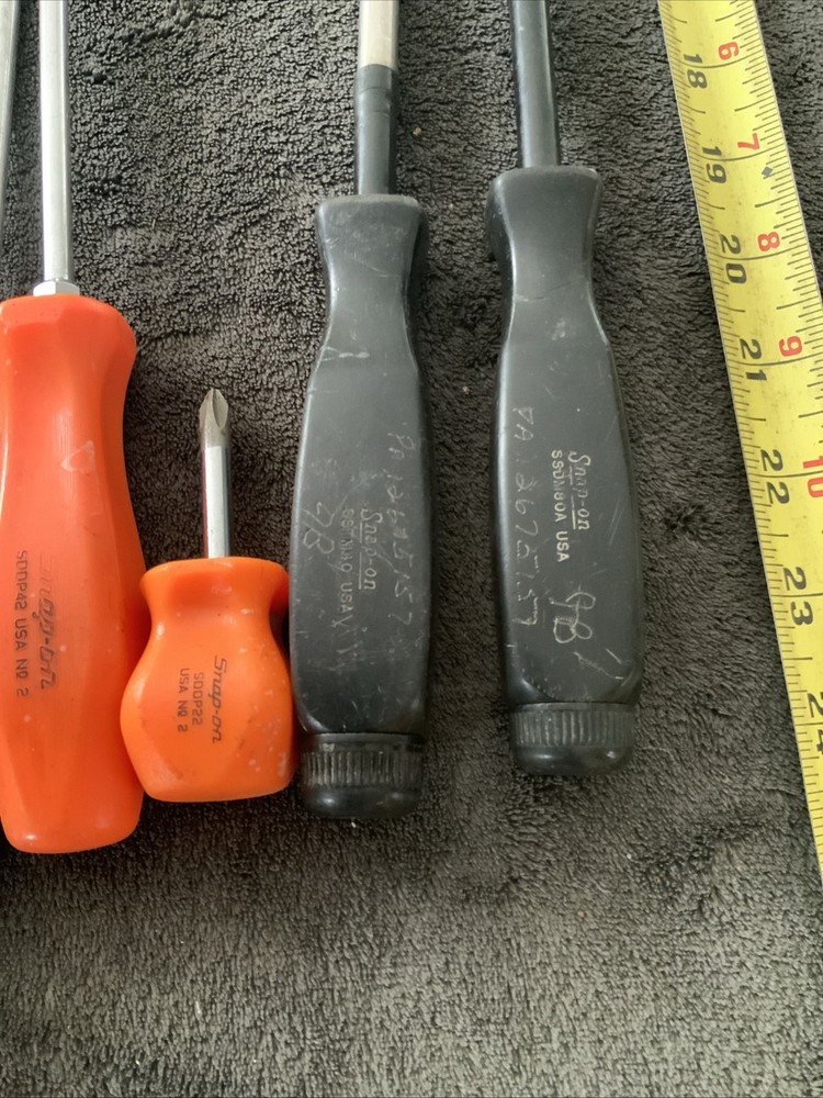 Snap On Mixed Screwdriver Lot….used…..see Pics…..