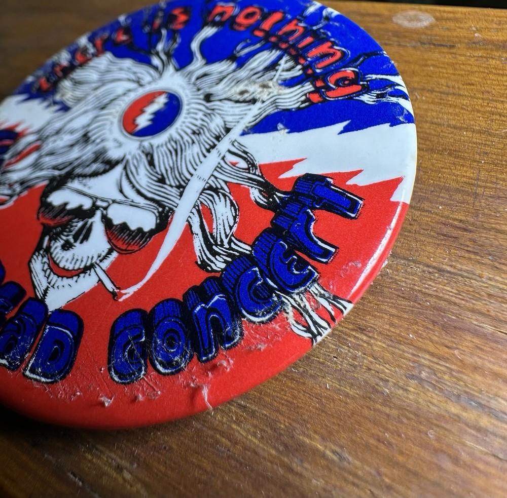 Grateful Dead Metal Pinback Button 2 Inches