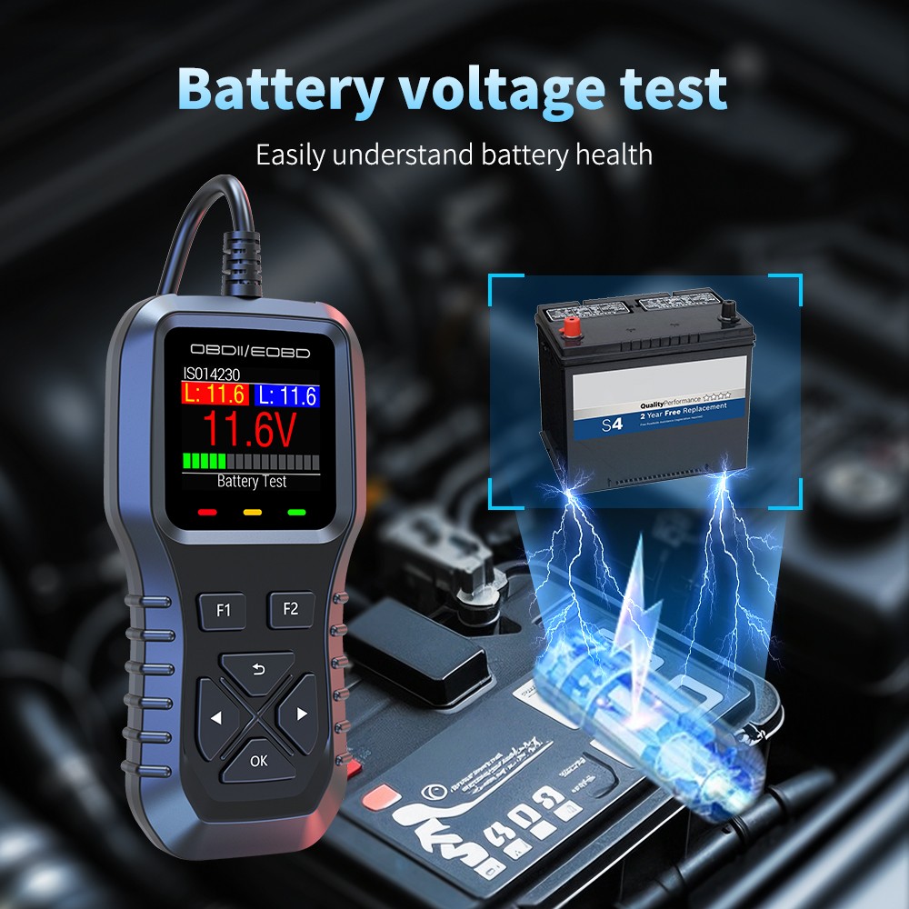 Automotive OBD Code Reader Code Reader Car Diagnostic Instrument Battery Tester