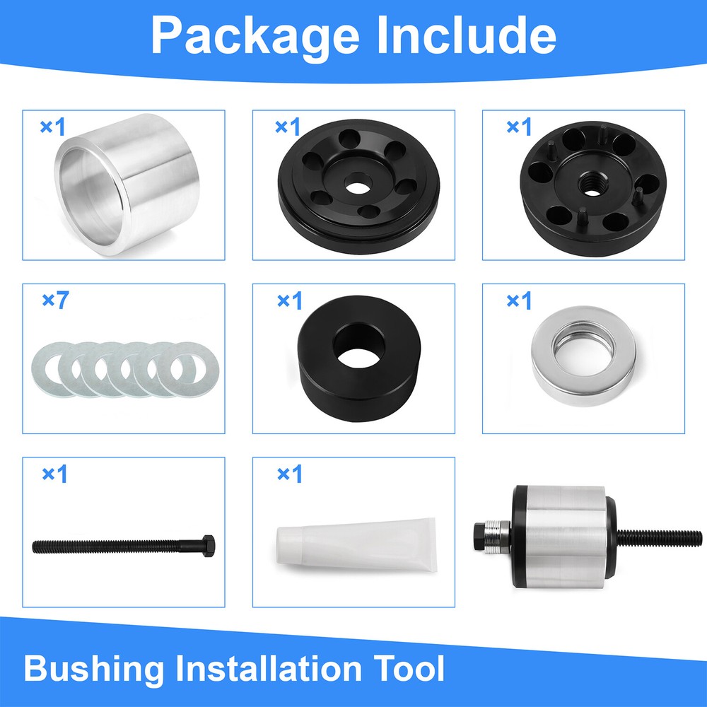 Bushing Installation Tool For Hendrickson% Vantraax Narrow Bushing - S24736