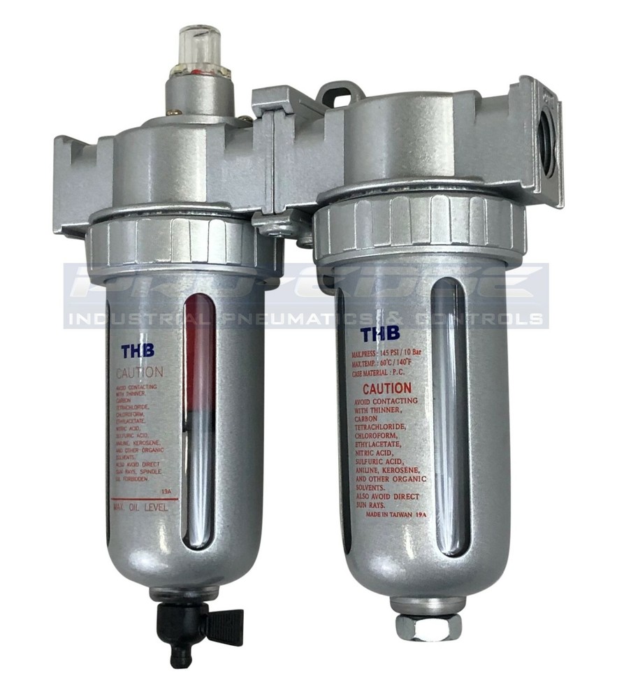 1/2" COMPRESSED AIR INLINE FILTER & DESICCANT DRYER COMBINATION