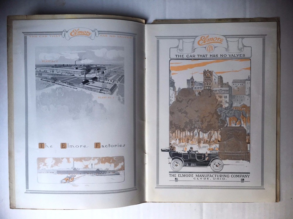 ORIGINAL 1911 ELMORE AUTOMOBILES CATALOG